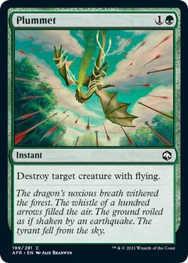 Plummet 199 card from Adventures in the Forgotten Realms