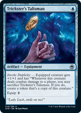 Trickster's Talisman 79 card from Adventures in the Forgotten Realms