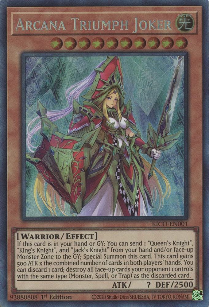 Arcana Triumph Joker (CR) KICO-EN001 card from King's Court
