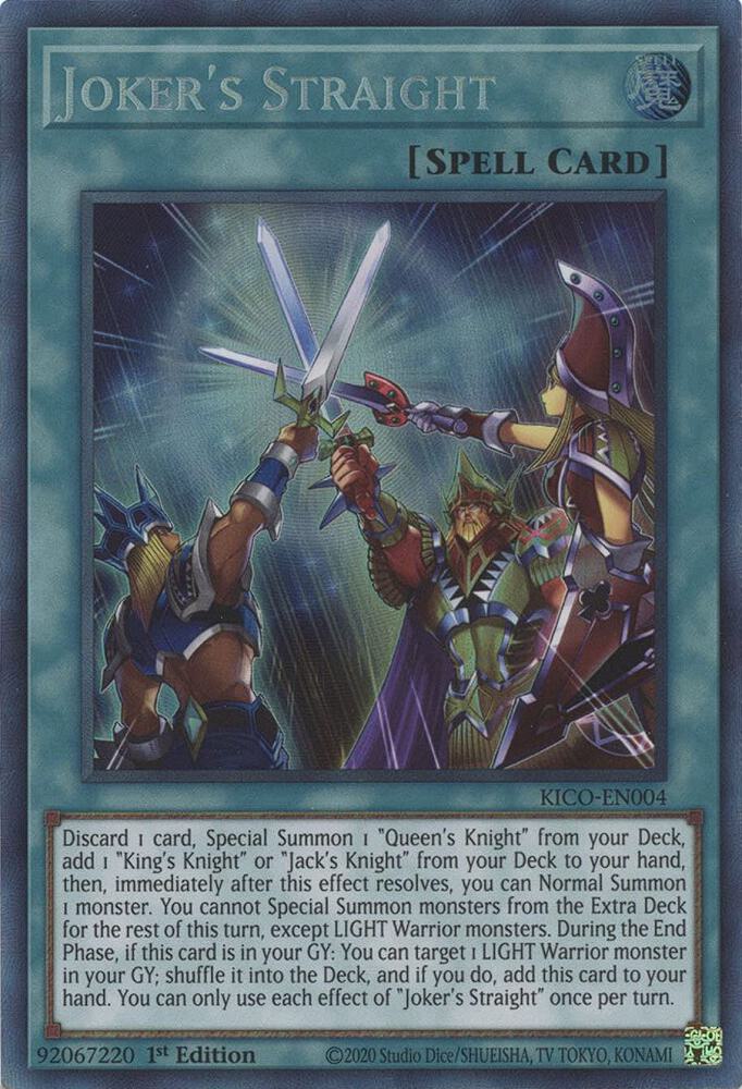 Joker's Straight (CR) KICO-EN004 card from King's Court