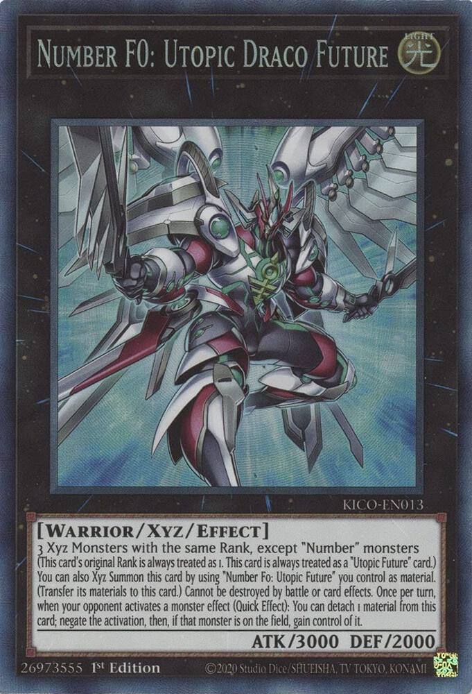 Number F0: Utopic Draco Future (CR) KICO-EN013 card from King's Court