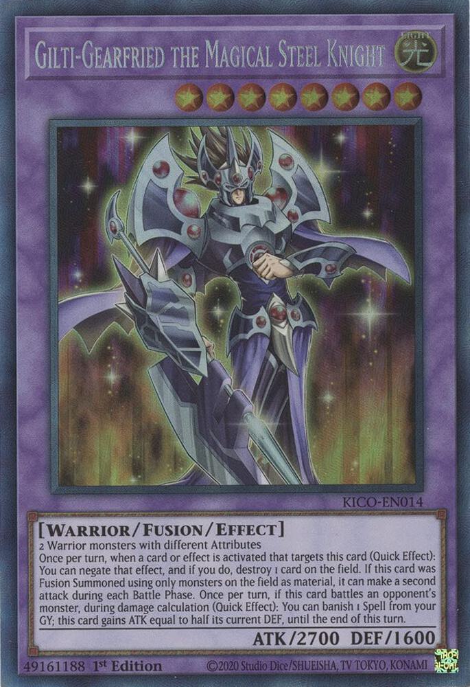 Gilti-Gearfried the Magical Steel Knight (CR) KICO-EN014 card from King's Court