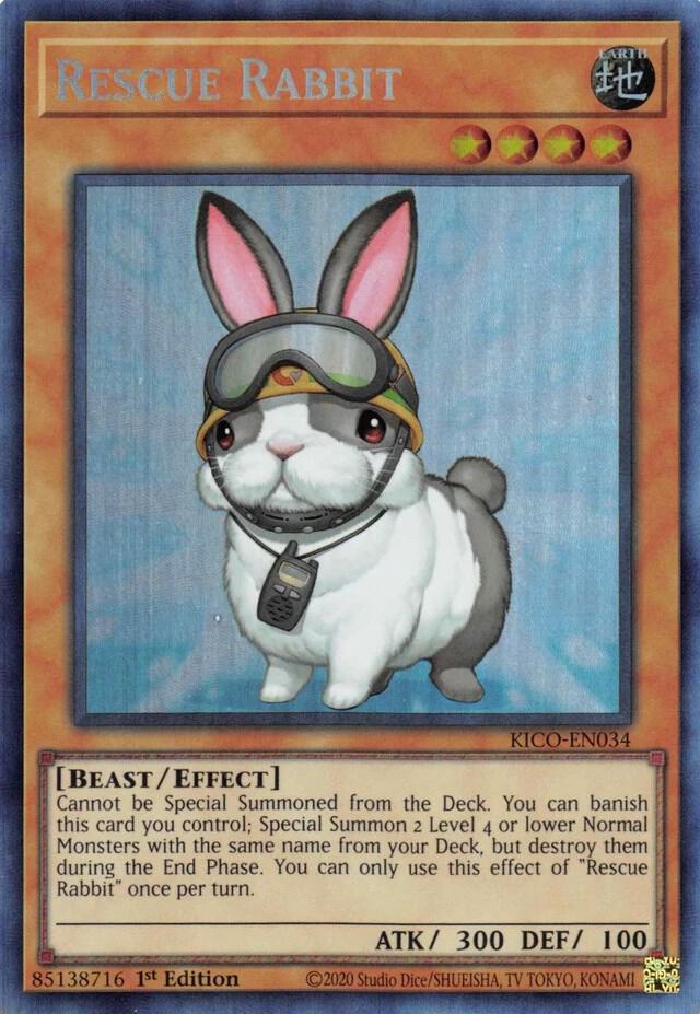 Rescue Rabbit (CR) KICO-EN034 card from King's Court