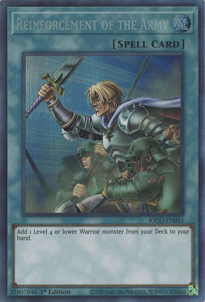 Reinforcement of the Army (CR) KICO-EN051 card from King's Court