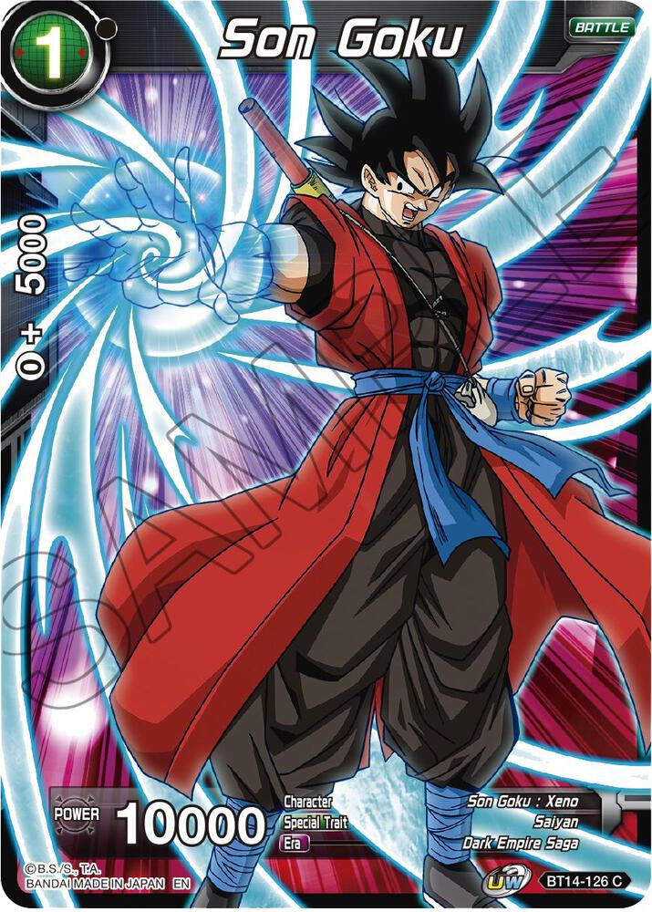 Son Goku BT14-126 card from Cross Spirits