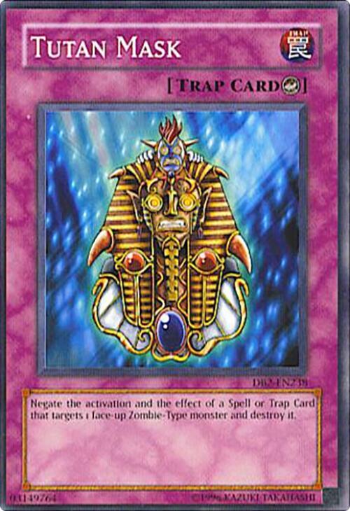Tutan Mask DB2-EN238 card from Dark Beginning 2