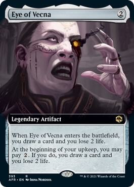 Eye of Vecna (Extended Art) 393 card from Adventures in the Forgotten Realms