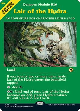 Lair of the Hydra (Dungeon Module) 356 card from Adventures in the Forgotten Realms