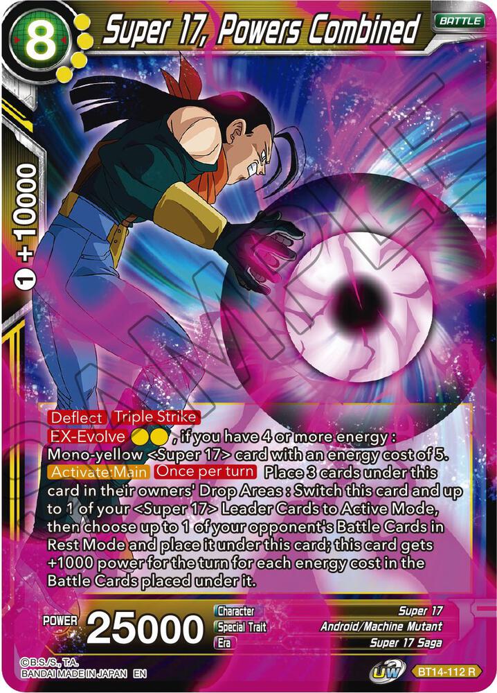 Super 17, Powers Combined BT14-112 card from Cross Spirits