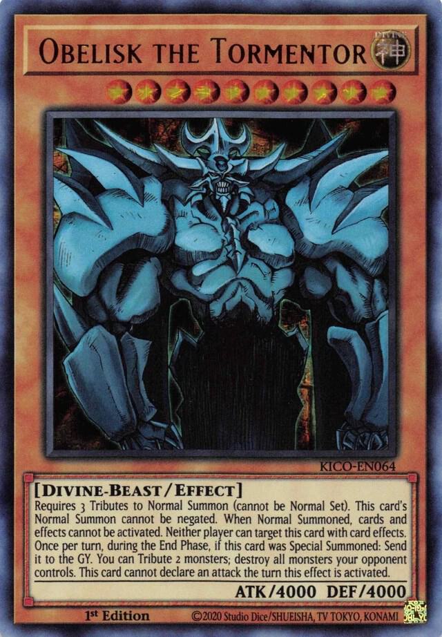 Obelisk the Tormentor (Ultra Pharaoh's Rare) KICO-EN064 card from King's Court