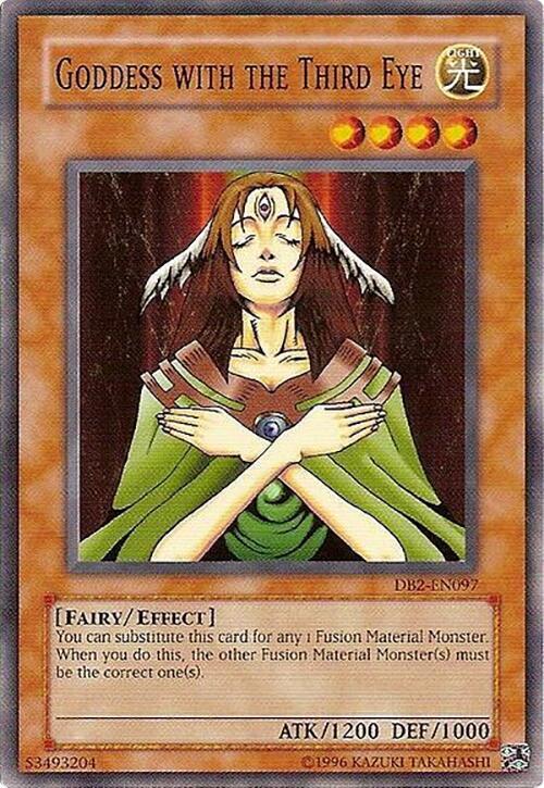 Goddess with the Third Eye DB2-EN097 card from Dark Beginning 2