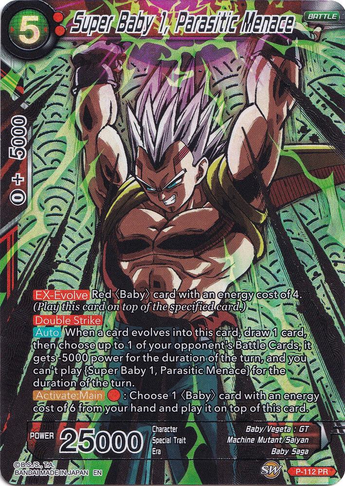 Super Baby 1, Parasitic Menace P-112 card from Collector's Selection Vol. 1