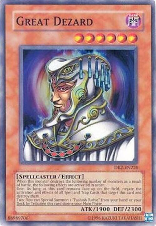 Great Dezard DB2-EN220 card from Dark Beginning 2