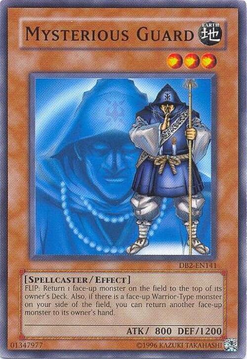 Mysterious Guard DB2-EN141 card from Dark Beginning 2