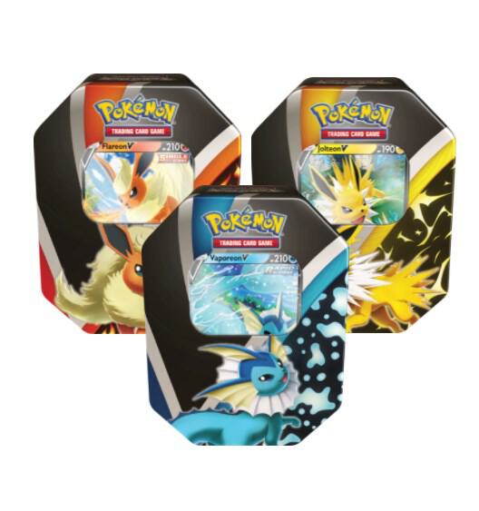 Eevee Evolutions Tin [Set of 3] card from Miscellaneous Cards & Products