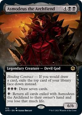 Asmodeus the Archfiend (Extended Art) 373 card from Adventures in the Forgotten Realms