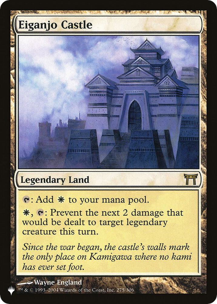 Eiganjo Castle 275/306 card from The List Reprints