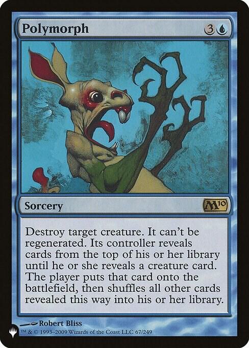 Polymorph 67/249 card from The List Reprints