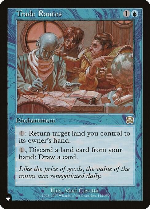 Trade Routes 112/350 card from The List Reprints
