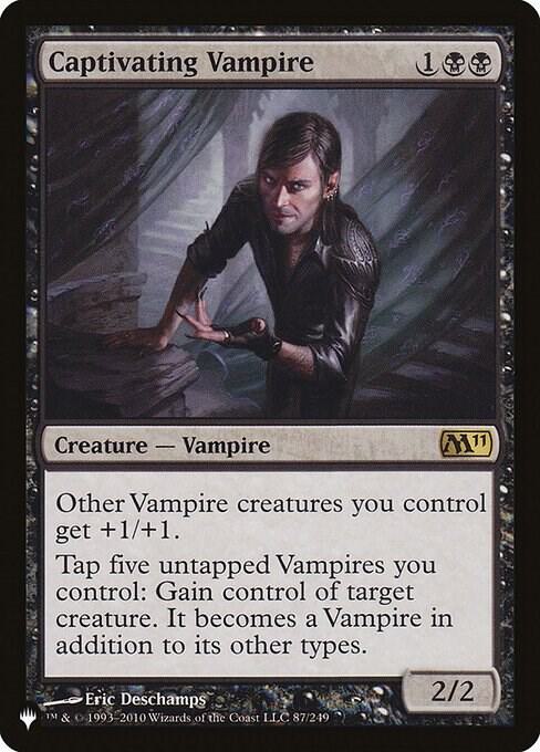 Captivating Vampire 87/249 card from The List Reprints