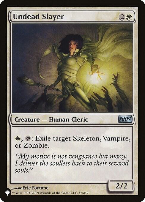 Undead Slayer 37/249 card from The List Reprints