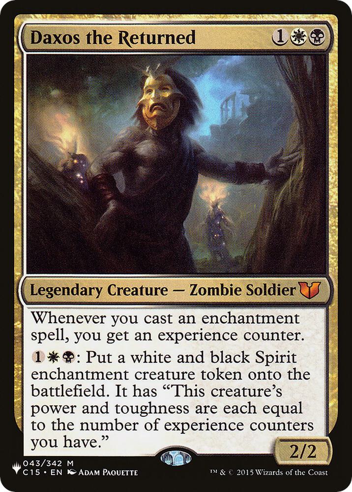 Daxos the Returned 043/342 card from The List Reprints