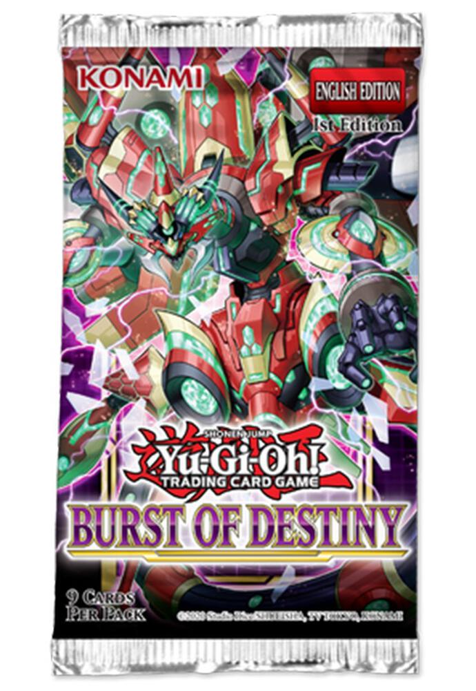 Burst of Destiny Booster Pack [1st Edition] card from Burst of Destiny