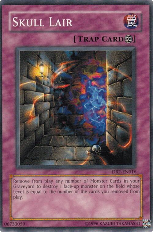 Skull Lair DB2-EN016 card from Dark Beginning 2