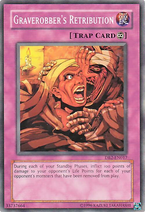 Graverobber's Retribution DB2-EN017 card from Dark Beginning 2