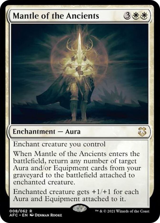 Mantle of the Ancients 8 card from Commander: Adventures in the Forgotten Realms