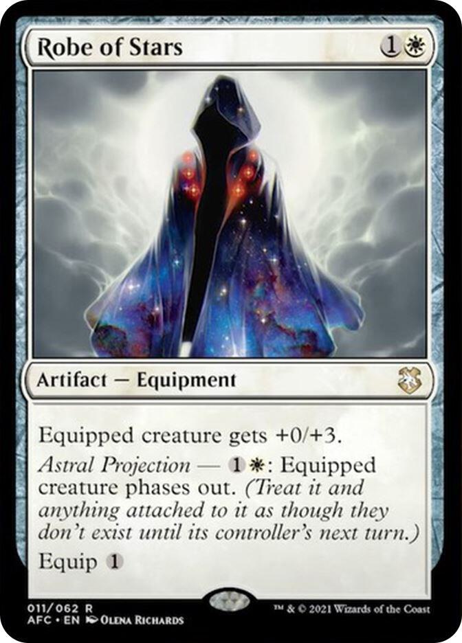 Robe of Stars 11 card from Commander: Adventures in the Forgotten Realms