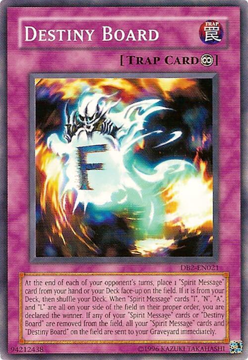 Destiny Board DB2-EN021 card from Dark Beginning 2