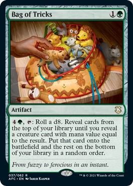 Bag of Tricks 37 card from Commander: Adventures in the Forgotten Realms