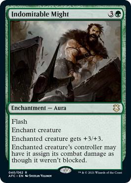 Indomitable Might 40 card from Commander: Adventures in the Forgotten Realms