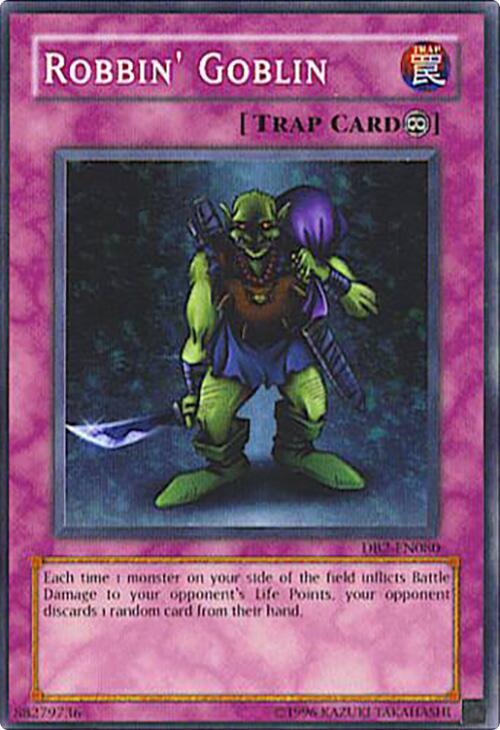 Robbin' Goblin DB2-EN080 card from Dark Beginning 2