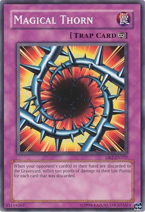 Magical Thorn DB2-EN107 card from Dark Beginning 2