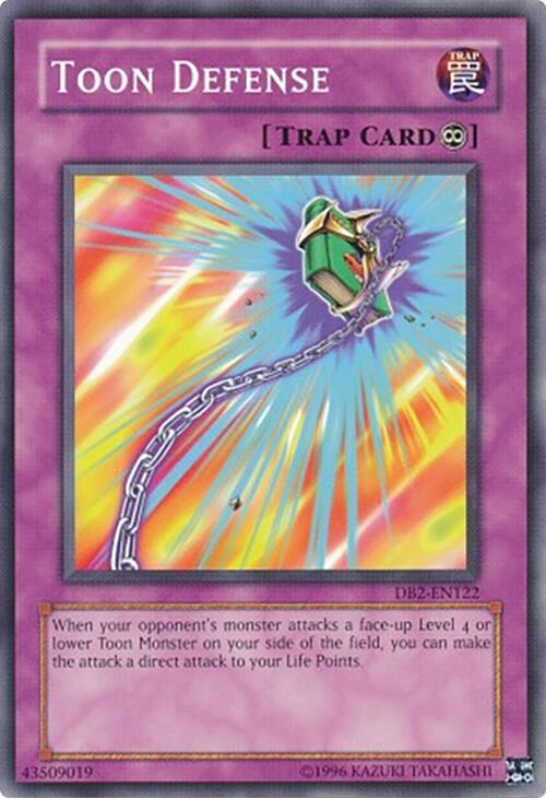 Toon Defense DB2-EN122 card from Dark Beginning 2