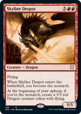 Skyline Despot 140 card from Commander: Adventures in the Forgotten Realms