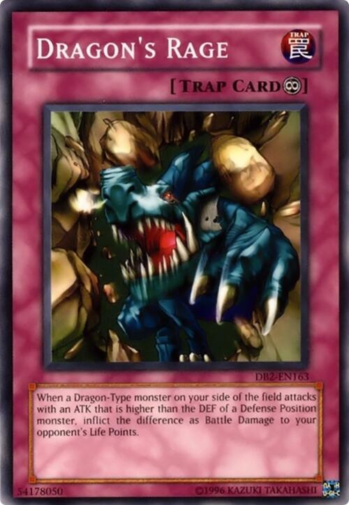 Dragon's Rage DB2-EN163 card from Dark Beginning 2
