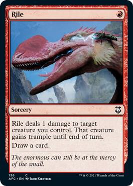 Rile 136 card from Commander: Adventures in the Forgotten Realms