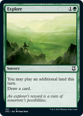 Explore 157 card from Commander: Adventures in the Forgotten Realms