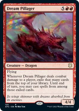 Dream Pillager 125 card from Commander: Adventures in the Forgotten Realms