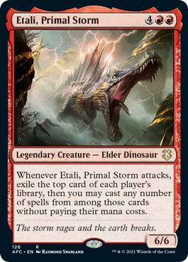Etali, Primal Storm 126 card from Commander: Adventures in the Forgotten Realms