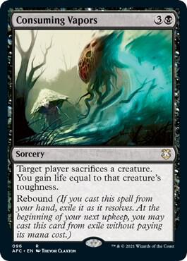 Consuming Vapors 96 card from Commander: Adventures in the Forgotten Realms