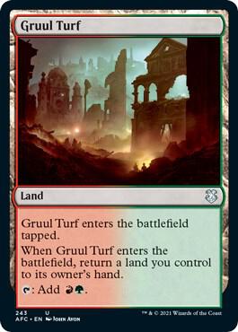 Gruul Turf 243 card from Commander: Adventures in the Forgotten Realms