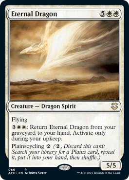 Eternal Dragon 66 card from Commander: Adventures in the Forgotten Realms