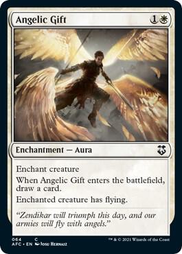 Angelic Gift 64 card from Commander: Adventures in the Forgotten Realms