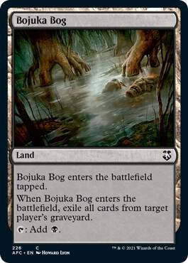Bojuka Bog 226 card from Commander: Adventures in the Forgotten Realms