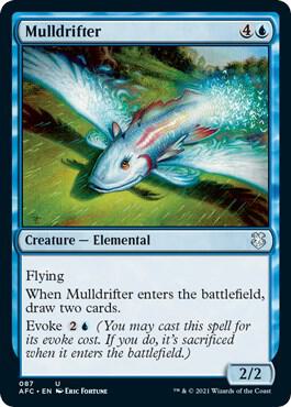 Mulldrifter 87 card from Commander: Adventures in the Forgotten Realms