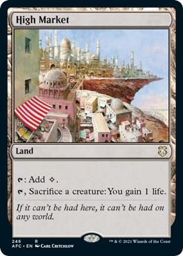 High Market 246 card from Commander: Adventures in the Forgotten Realms